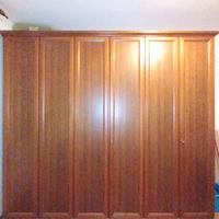 Armadio 6 ante vero legno di noce