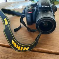 NIKON REFLEX D3300 + NIKKOR 18-55 mm VR + ZAINO