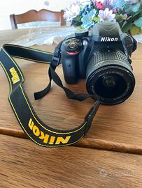 NIKON REFLEX D3300 + NIKKOR 18-55 mm VR + ZAINO