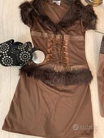 Vestito di carnevale da Vikinga