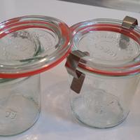 Weck 7 Vasetti 140 ml con Coperchio da 60 mm