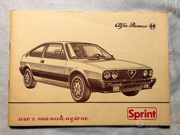 ALFAROMEO SPRINT 1.3-1.5-1.5 Q.V. LIBRETTO USO MAN