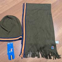 berretto + sciarpa originale K-way nuovi