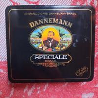 Dannemann scatola latta vintage Brasil tobacco tin