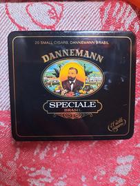 Dannemann scatola latta vintage Brasil tobacco tin