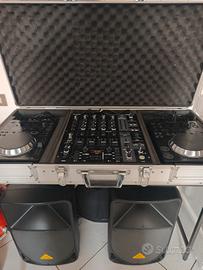 console dj Pioneer completa cdj,mixer e imp. audio