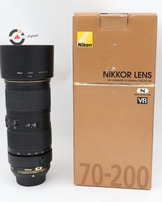 Nikon Nikkor AF-S 70-200 f4 G ED VR Usato