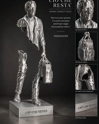 CIÒ CHE RESTA™ Scultura MERANO3D Pezzo numero UNO