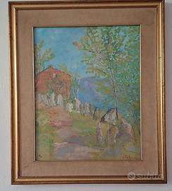 Quadro E.B. Navali titolo Chiavari Fontana Buona