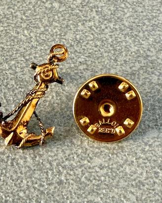 Spilla Vintage '50/'60 Ancora Nautica Ballou Reg's