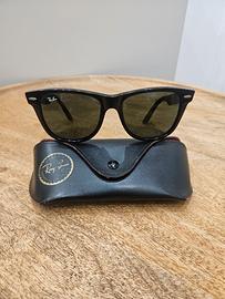 occhiali da sole Ray-Ban Wayfarer neri 