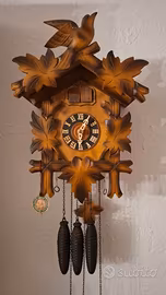 Orologio a cucu con quaglia