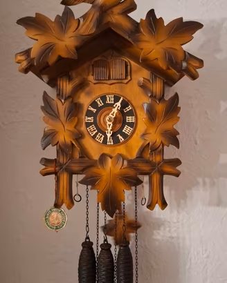 Orologio a cucu con quaglia