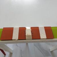 mensole in vetro colorati