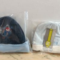 2 cappellini per neonato 6/9mesi e  12/18 mesi 