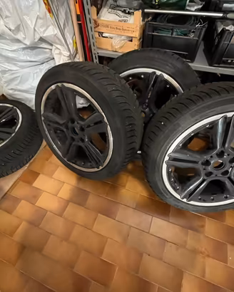4 cerchi  da 18+gomme invernali per mini R60 - R61