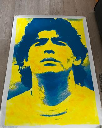 Poster Diego Armando Maradona –  105,5 × 145 cm