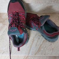 Scarpe trekking donna, grigie e rosa n 37