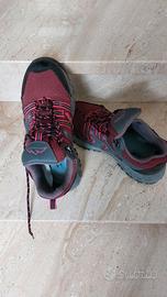 Scarpe trekking donna, grigie e rosa n 37