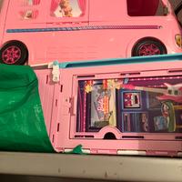 Camper e casa barbie