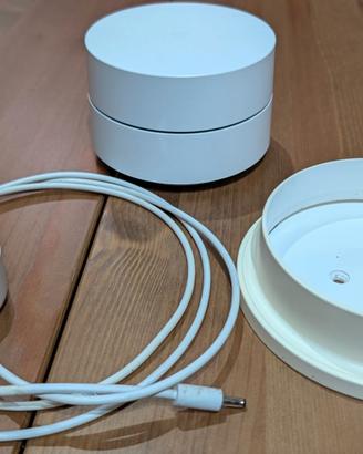 Google Wifi con supporto a parete