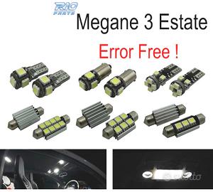 KIT 15 LAMPADE LED INTERNE PER RENAULT MEGANE III 