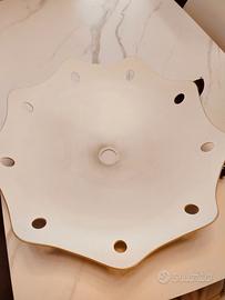 Lampadario in vetro  colorato da cucina