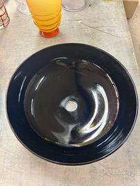 lavabo da appoggio in vetro di Murano