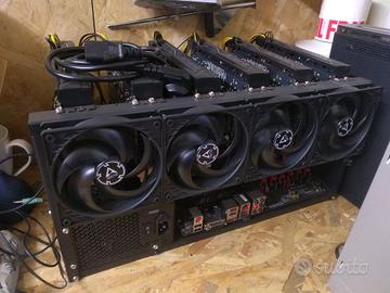 Mining Rig CRIPTO estrazione