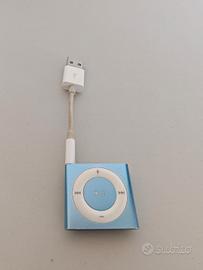 Apple iPod Shuffle 4ª gen azzurro + cavo originale