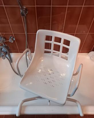 sedia girevole per vasca da bagno