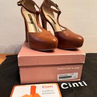 Cinti - décolleté con cinturino a "T"