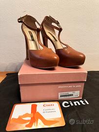 Cinti - décolleté con cinturino a "T"