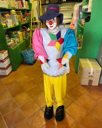Pagliaccio cm130 allestimento vetrina carnevale
