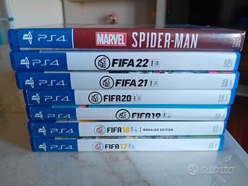 Videogiochi FIFA dal 2017 al 22 +MARVEL SPIDERMAN