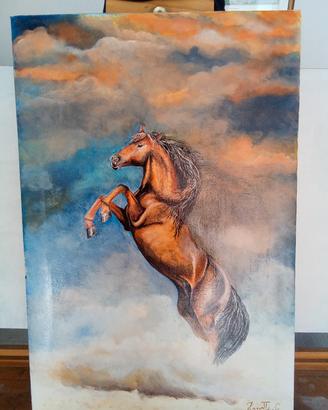 quadro ritratto cavallo