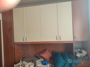 armadio a ponte senza letto