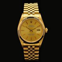 Rolex Datejust 18 kt gold ref 16018 + box & papers