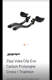 Prolunghe in carbonio zipp vuka aero bars