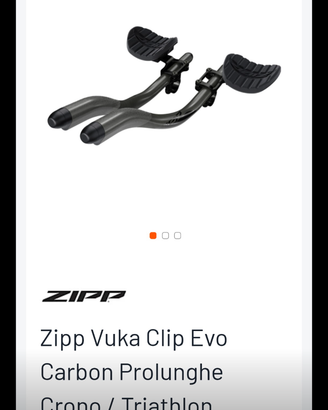 Prolunghe in carbonio zipp vuka aero bars