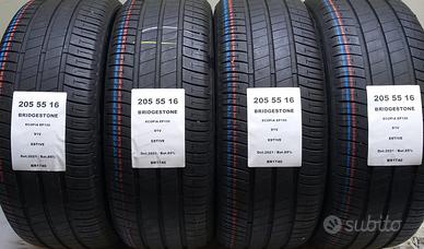 4 GOMME 205 55 16 BRIDGESTONE BR1740