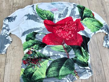 Maglioncino Disegual donna XL
