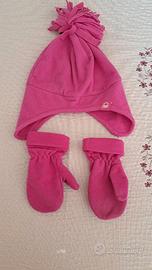 Berretto e guanti bambina tg 5 anni circa