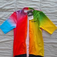 Maglia ciclismo Gist Diamond Rainbow taglia L