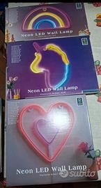 Neon led wall lamp/lampada a led