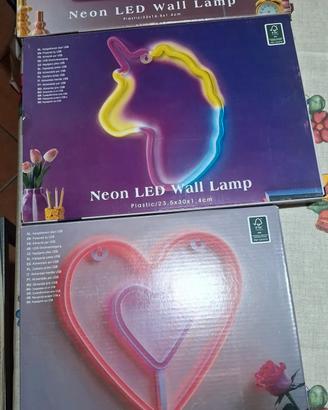 Neon led wall lamp/lampada a led