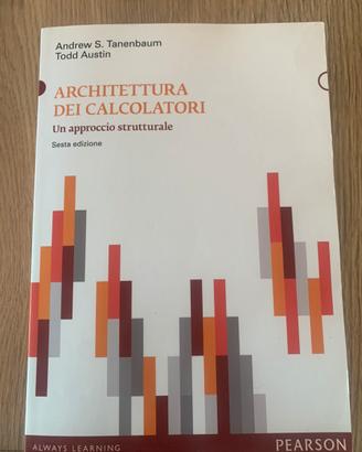 Libri architettura dei calcolatori- Pearson-