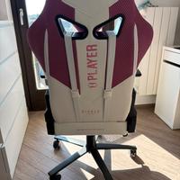 Sedia Gaming Diablo Chairs X-Player - ROSA - NUOVA