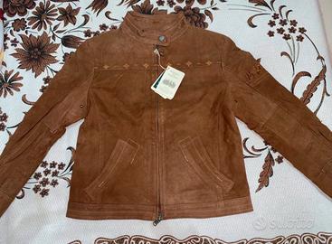 Giacca in vera pelle scamosciata “La Martina”