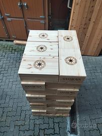 cassetta di legno sassicaia